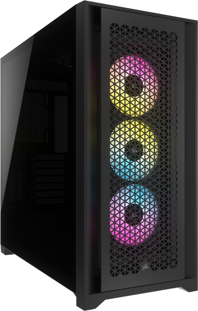 CORSAIR iCUE 5000D RGB Airflow Tempered Glass Mid-Tower Black